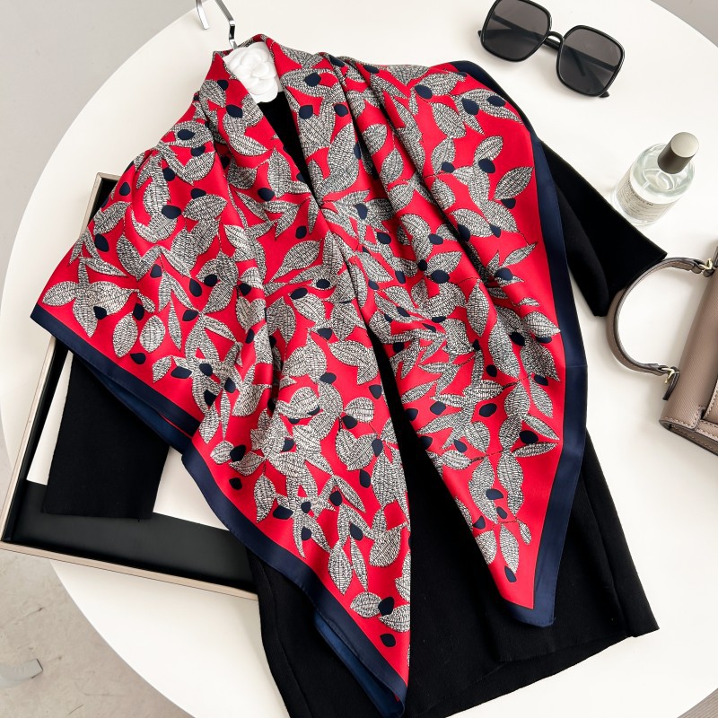 90cm Quadratischer Schal Hochw – Scarf Silk Square Bewertung und Preis