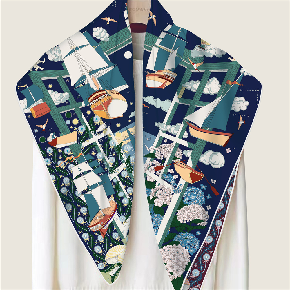 90CM Marken-Seidenschals, dopp – Scarf Silk Square Bewertung und Preis