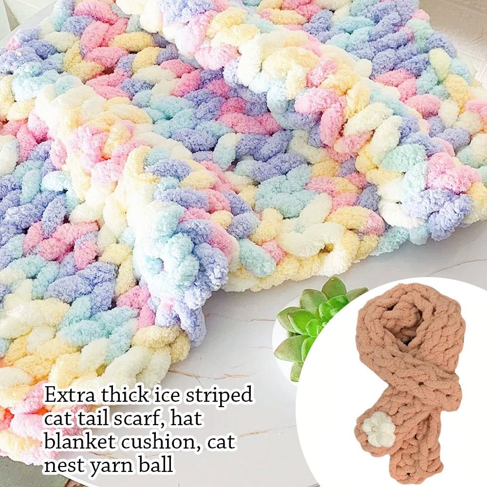 250g/Kugel mehrfarbige Chenill – Woven Scarf Blanket Bewertung und Preis