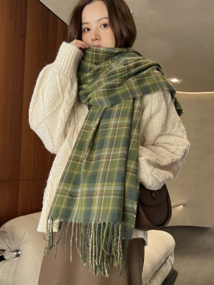 Neuer Imitat-Kaschmir Damensch – Woven Scarf Blanket Bewertung und Preis