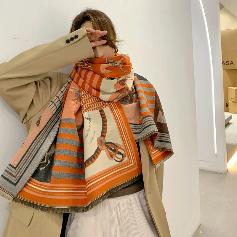 2024 neue Luxus Winter Kaschmi – Woven Scarf Blanket Bewertung und Preis
