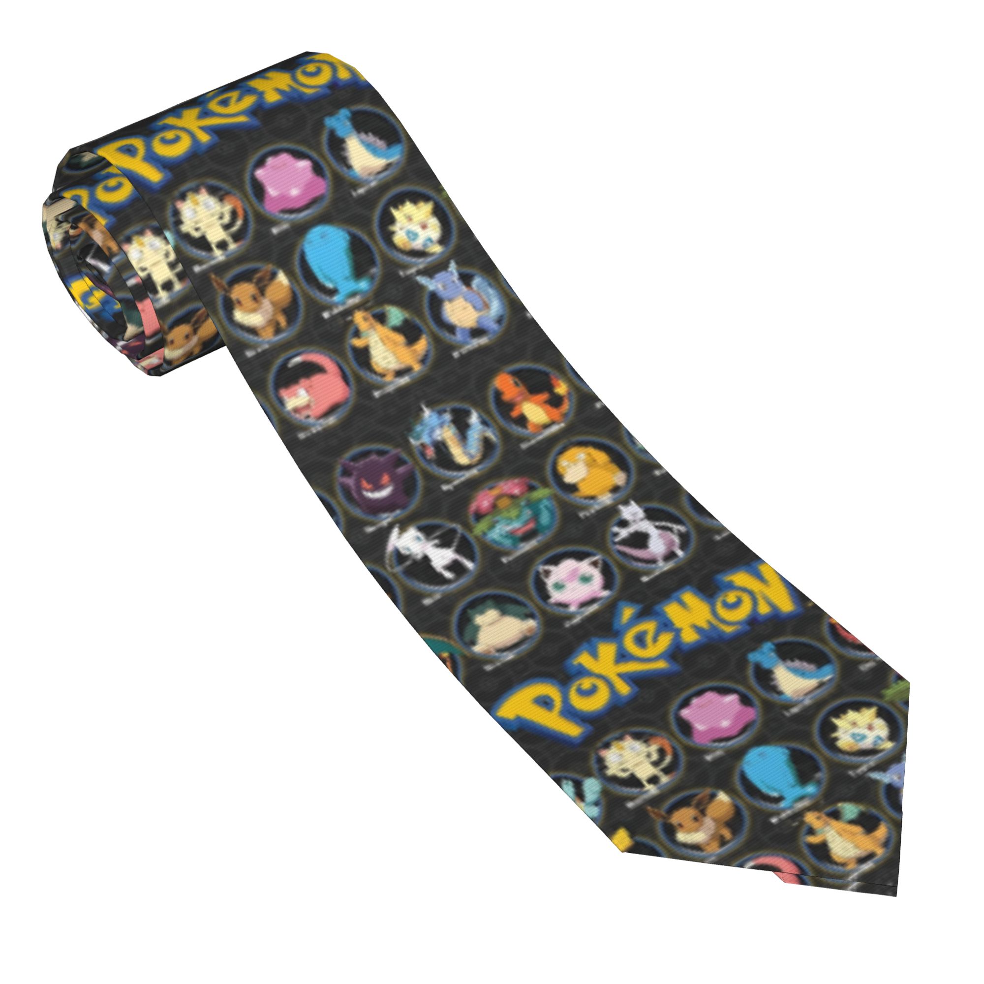 Krawatten mit Cartoon-Pokémon- – Skinny Tie Men Bewertung und Preis